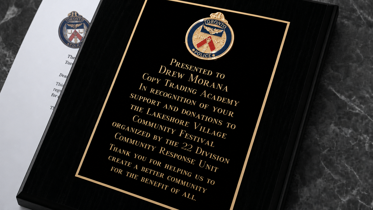 Community Response Unit recognition plaque